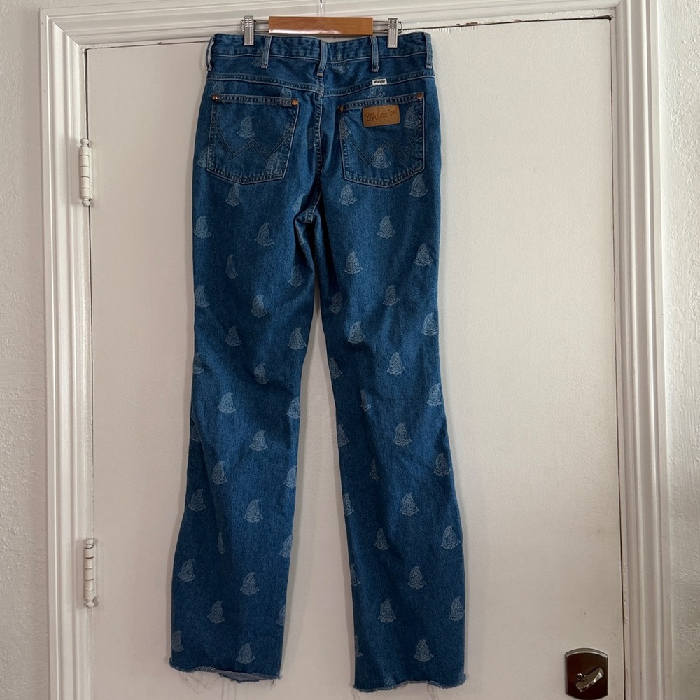 Wrangler Paisley Print Westward high rise Bootcut jean 29x32 - Picture 5 of 14